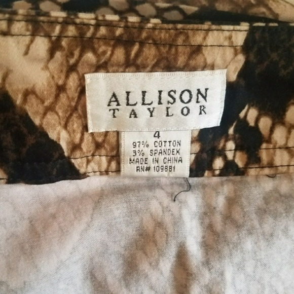 Allison Taylor Snakeskin skirt - Picture 5 of 5